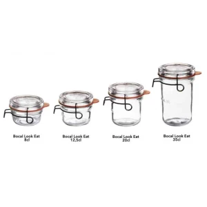 Luigi Bormioli Bocal En Verre 12.5 Cl (x6) Lock Eat Prestation Et Rapide 6