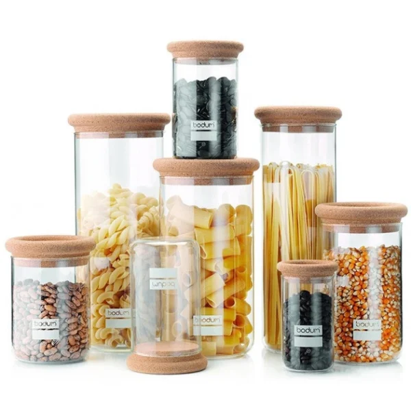 l'unique style Bocal En Verre 2,5 L Bouchon En Liège Yohki Bodum 4