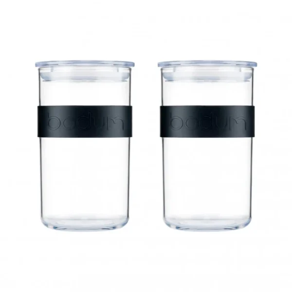Bocal Plastique 1 L Avec Couvercle (x2) PRESSO Bodum boutique paris 1