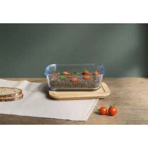 De super promotions disponibles Boîte De Conservation En Verre Et Bambou Rectangle 1520 Ml Pebbly 10
