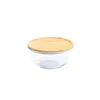 Boîte De Conservation En Verre Et Bambou Rond 770 Ml Pebbly excellent qulity 19