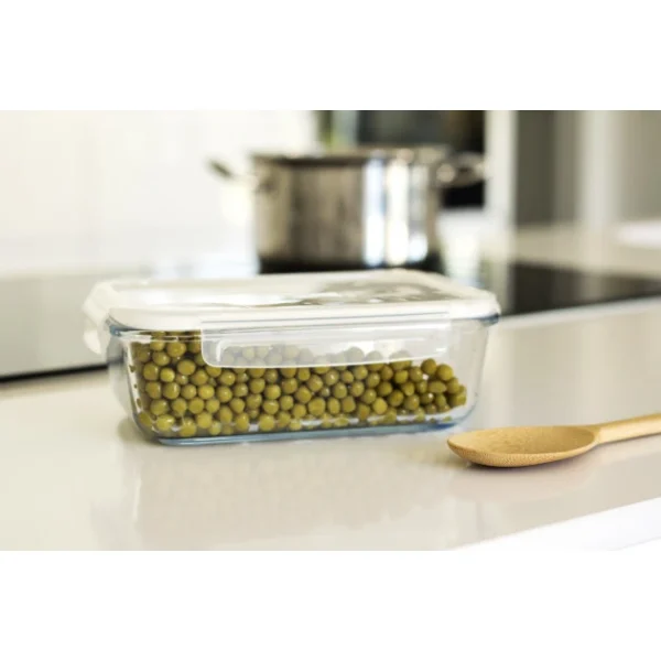 Boîte De Conservation En Verre Rectangle 1,5 L Pebbly excellents soldes 3