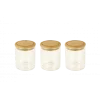 Service Clients Dédié Lot 3 Pots à Épices En Verre Et Bambou 190 Ml Pebbly 14