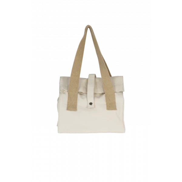 soldes de Noël Lunch Bag Avec Anses Marron Clair 32 X 25 X 17 Cm Pebbly 1