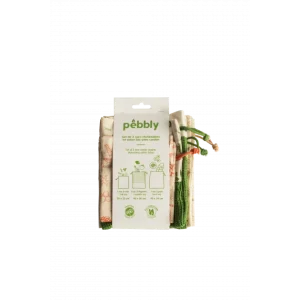 Acheter Maintenant Set Zéro Déchet Coton Bio 3 Pièces Pebbly 7