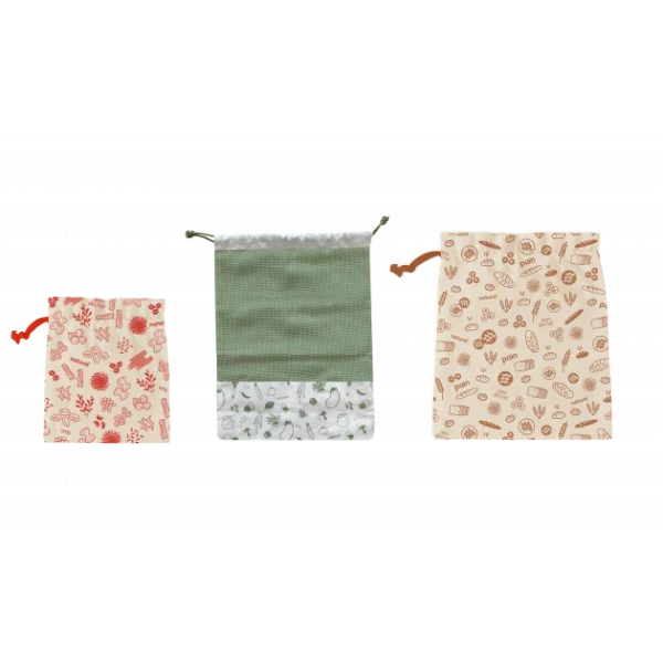 Acheter Maintenant Set Zéro Déchet Coton Bio 3 Pièces Pebbly 1