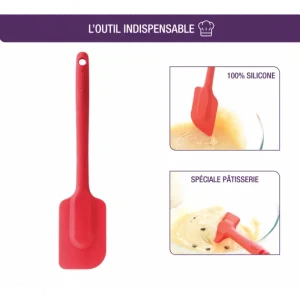 Spatule En Silicone Monobloc Noire Mastrad Nouvelle Collection 7