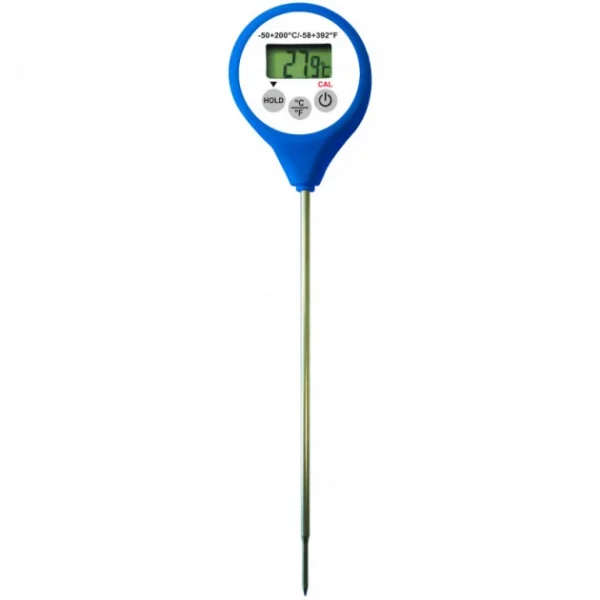 garantis authentique ALLA FRANCE Thermomètre Digital étanche à Sonde HACCP Bleu -50°C à +200°C 1