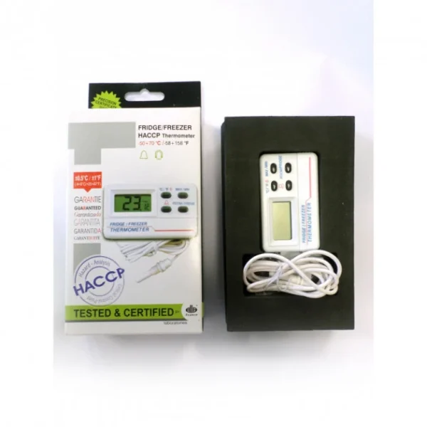 De super promotions disponibles ALLA FRANCE Thermomètre Frigo-congélateur Digital HACCP -50°C à +70°C 3